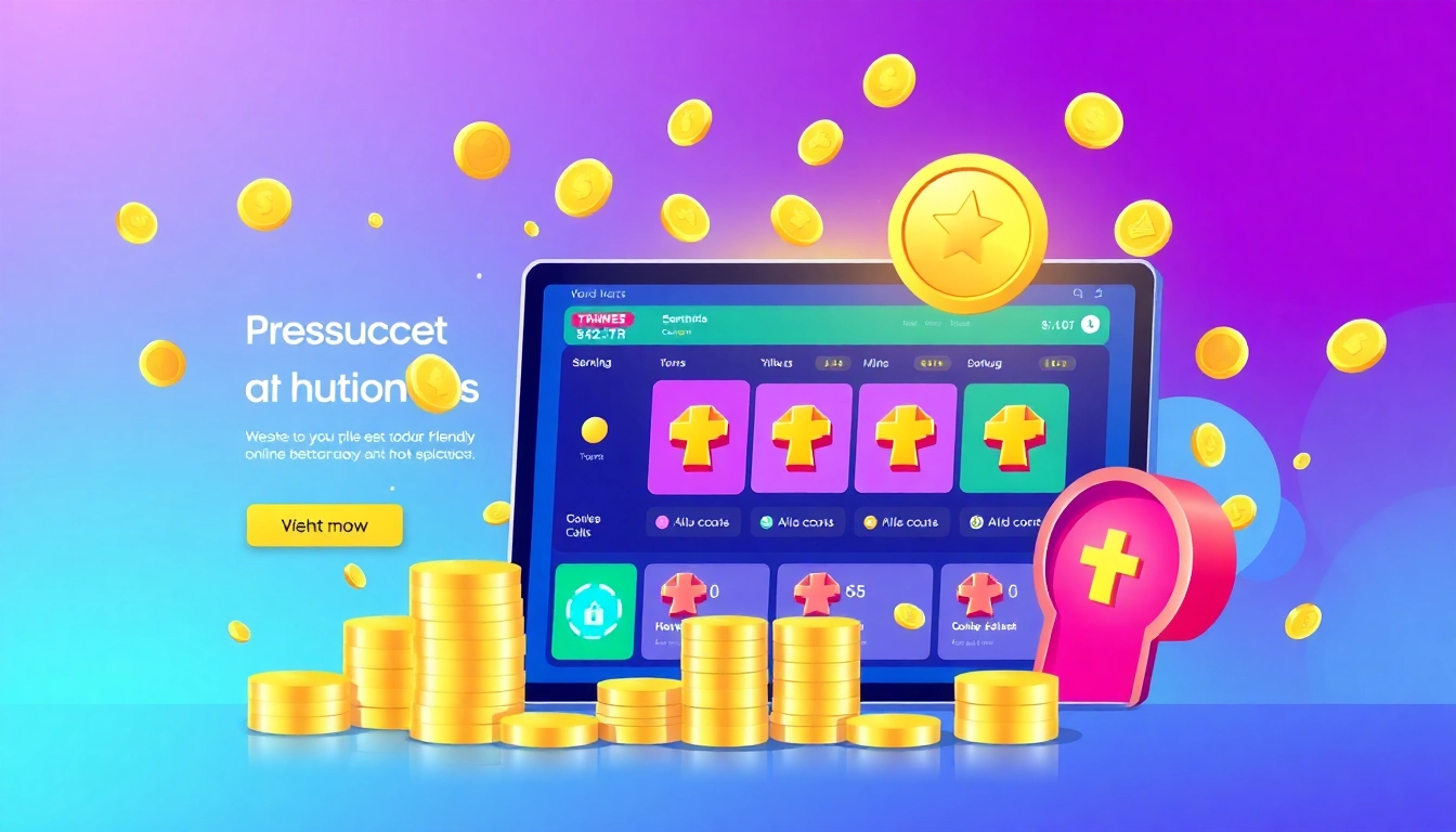 Mentoto daftar: Visual of a secure, user-friendly online betting interface with winning jackpot icons to attract new players.