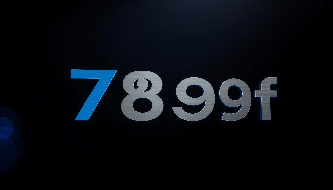 789f brand logo showcasing modern design and professionalism for online gaming platform, highlighted on a dark background for visibility.