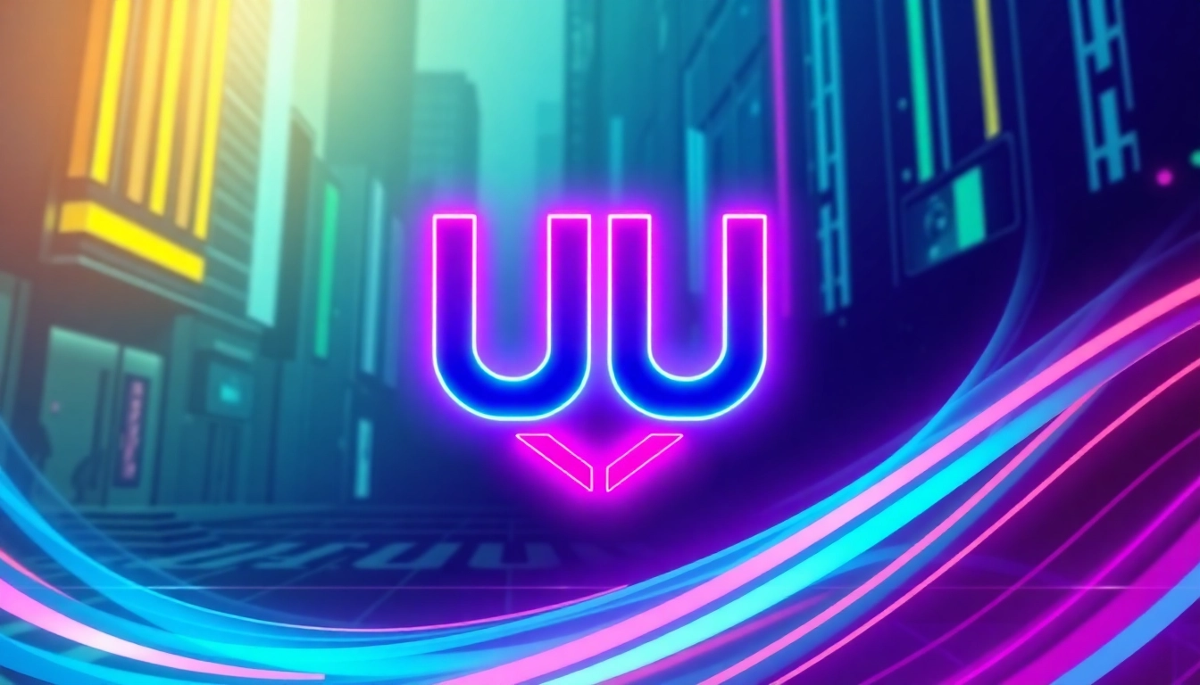 Bright and modern logo of UU 88 in vibrant neon colors, symbolizing innovation and digital engagement for brand recognition.