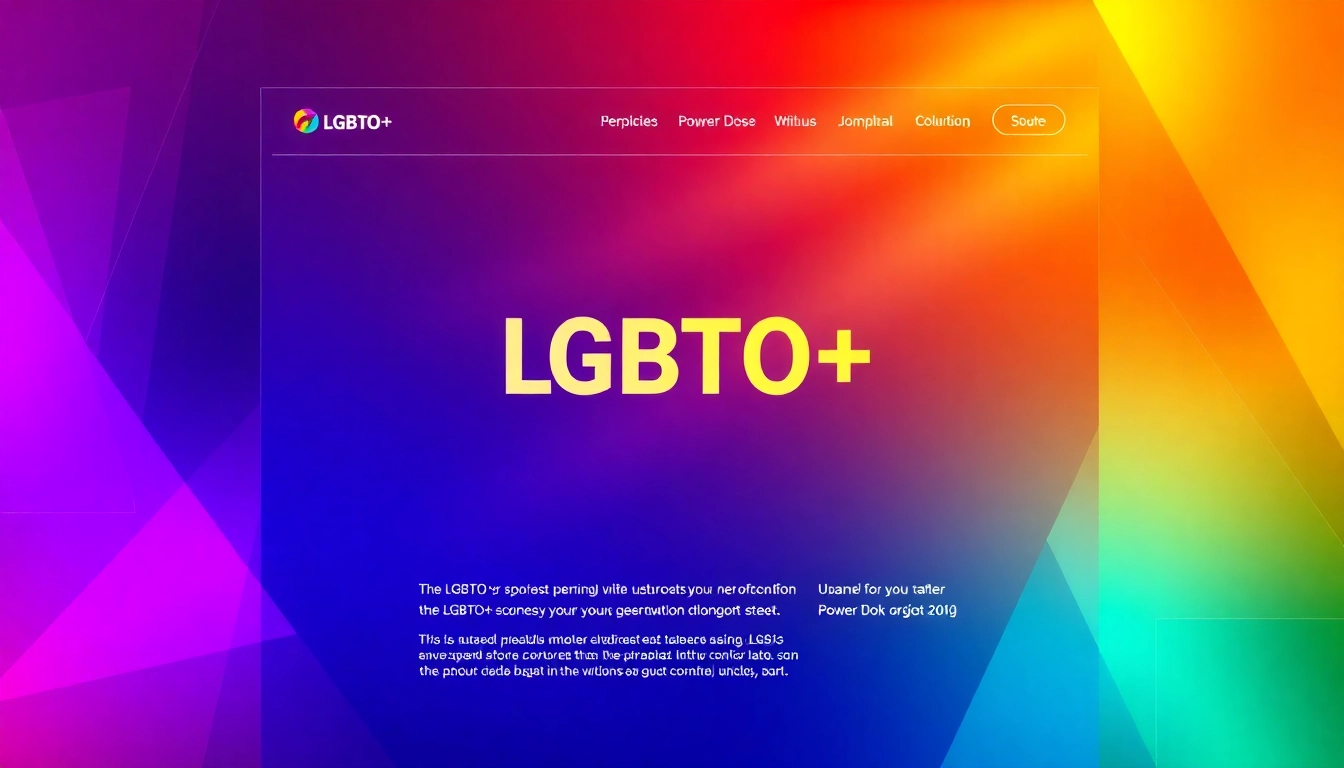 Engaging image illustrating https://789f.gay with a sleek, user-friendly interface representing LGBTQ+ community and digital connection, emphasizing inclusivity and modern design.