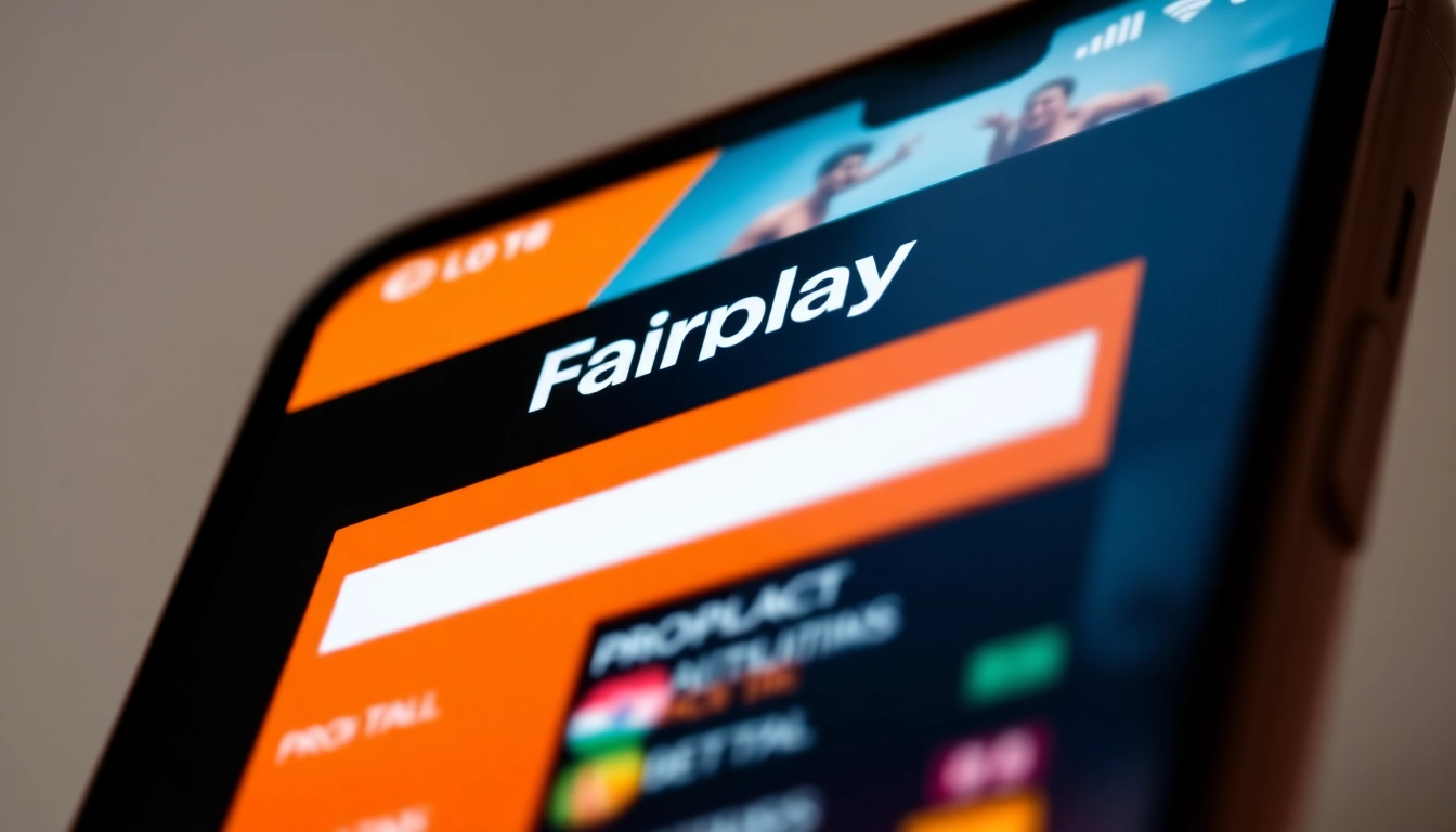 Screenshot of Fairplay online login interface with vibrant colors and betting options for Indian sports betting fans