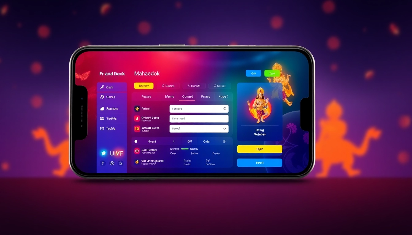 Professionally designed Mahadev book login screen with secure interface and easy access,