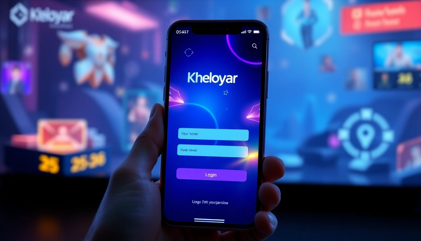 Step-by-step guide to Kheloyar login shows a user accessing their account effortlessly on