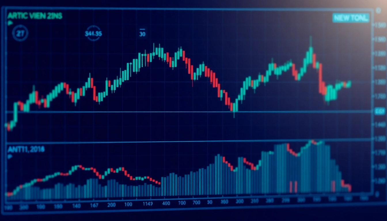 Trading view platform showcasing advanced financial charts for traders and investors